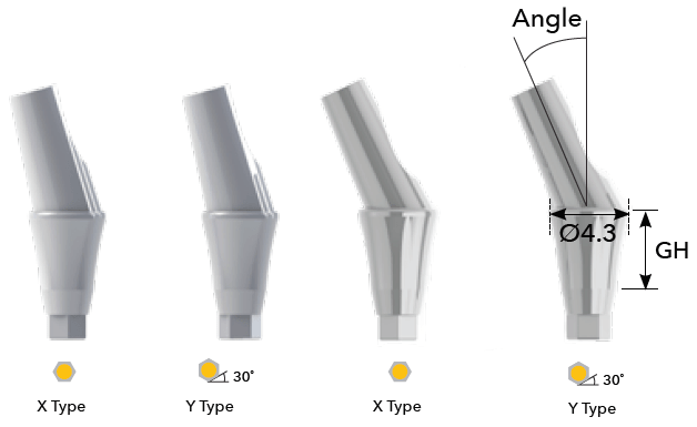 SLV Implants Systems - Mini Angled Abutment